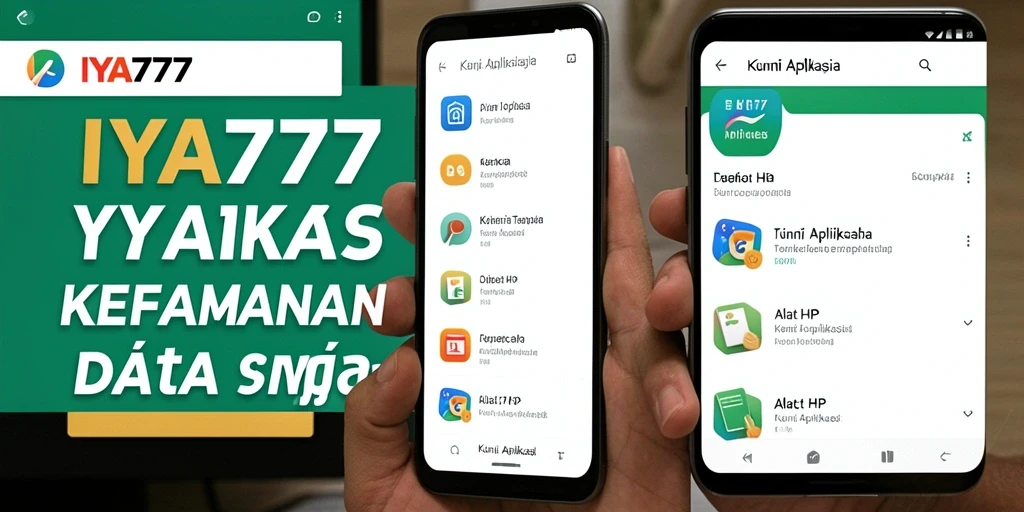 Antarmuka IYA777 menampilkan fitur penguncian aplikasi yang mudah digunakan.