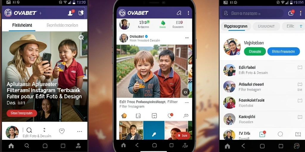 Tampilan antarmuka OVABET yang modern dan user-friendly.