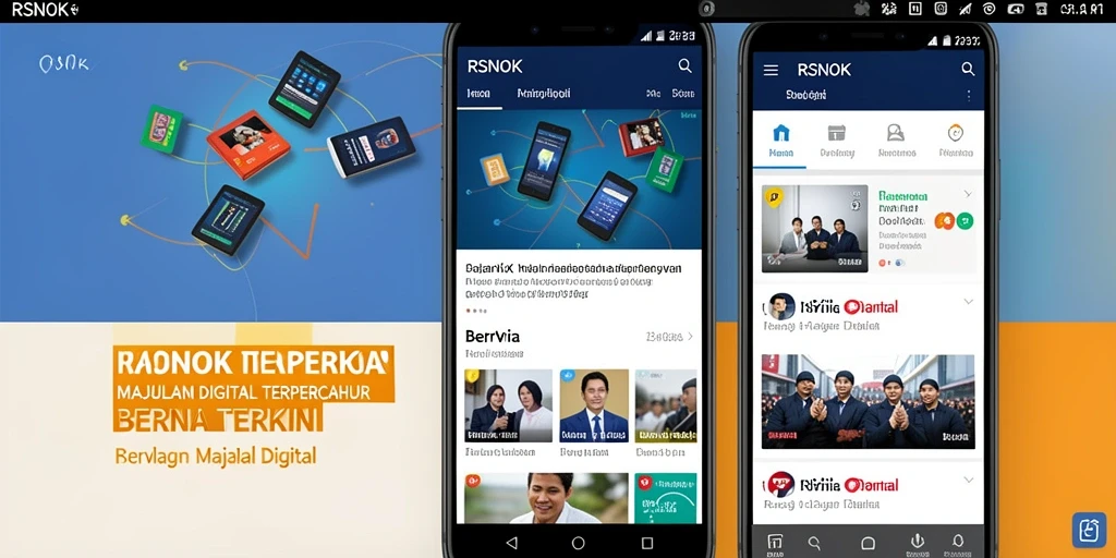 Antarmuka aplikasi RSNOK yang menarik dan fungsional.