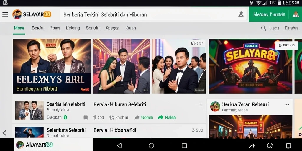 Antarmuka aplikasi SELAYAR88 yang menarik dan informatif.